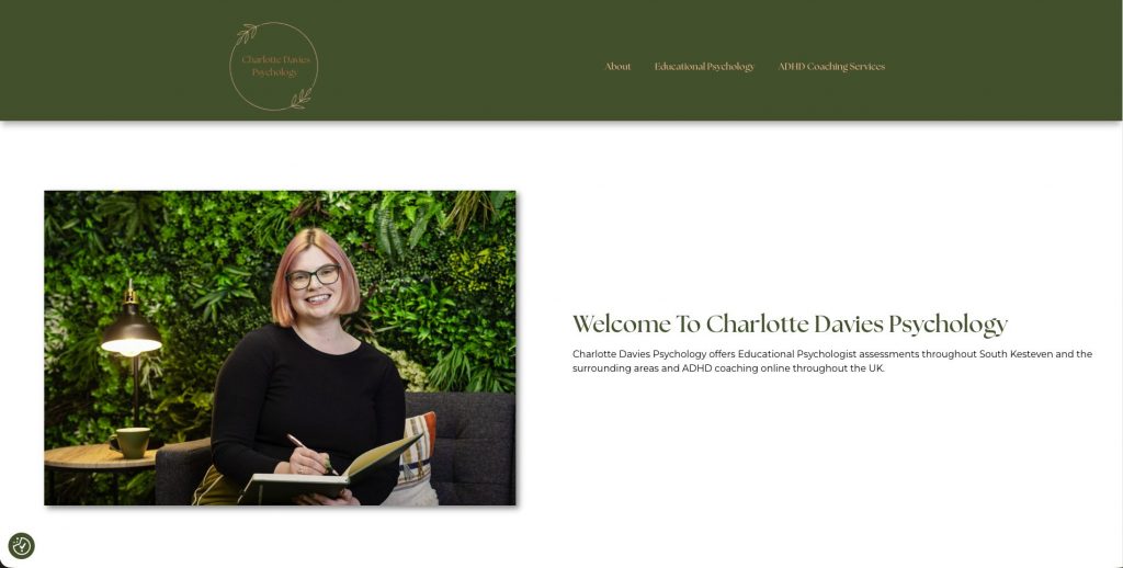 Charlotte Davies Psychology website