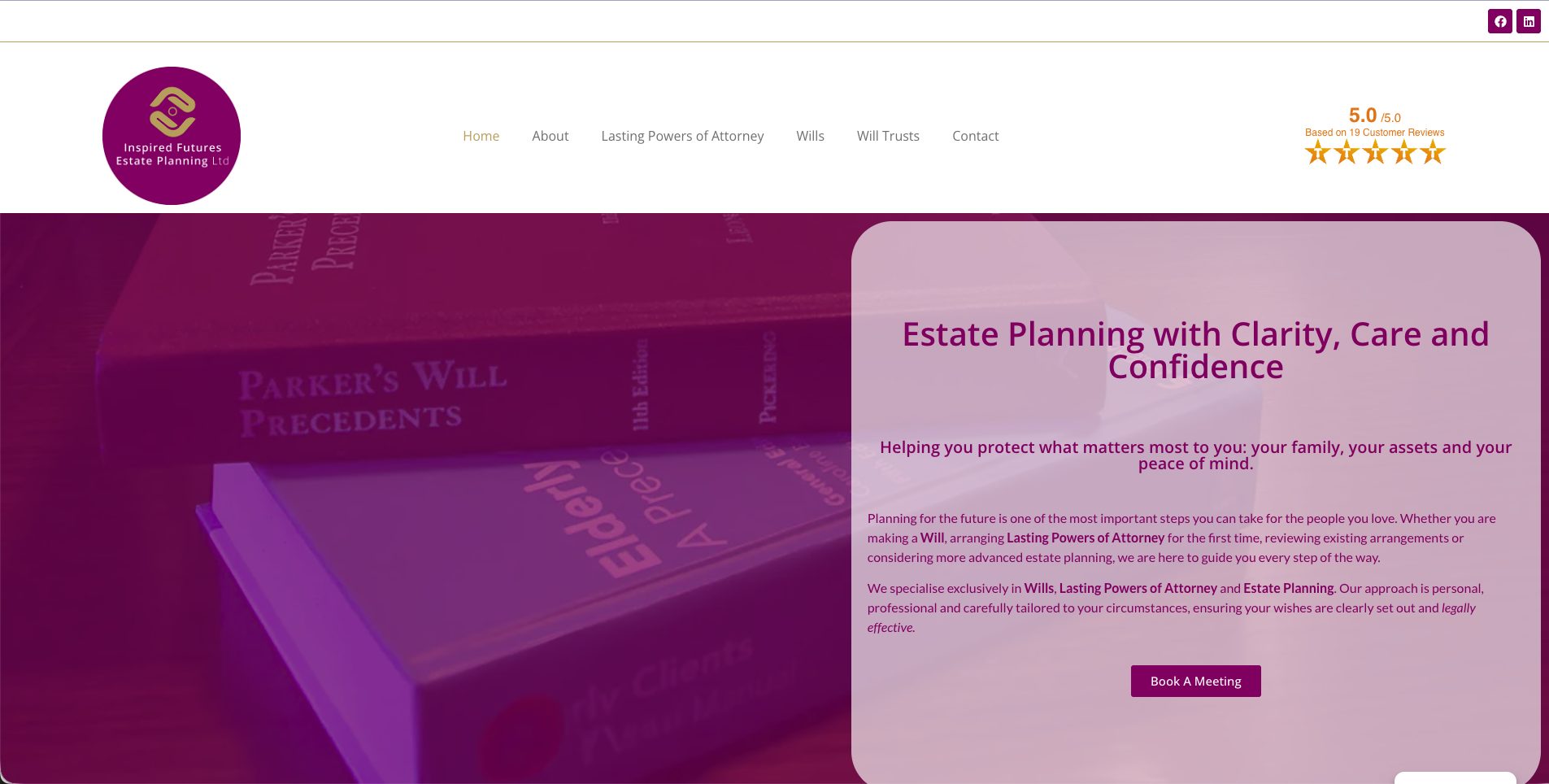 Inspired Futures Estate Planning Website