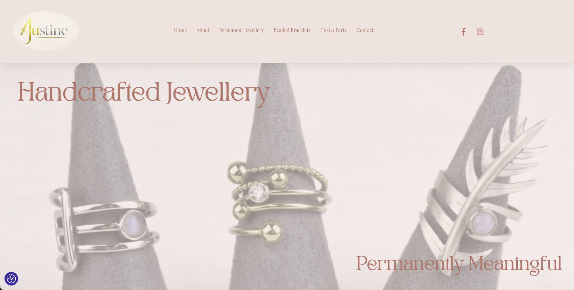 Austine Bespoke Jewellery Website